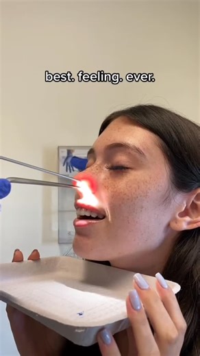 Girls on Instagram: "I know this had to feel so good @v.stell / @ vstell on TT via @bviral — “My doctor removed my nasal stents that were put in a week prior when i had a functional endoscopic sinus surgery. I asked my mom to record so i could watch it later.”"