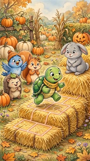 Dash's Haunted Hay Bale Hop | Funny Halloween Story for Kids