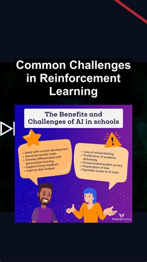 Common Challenges in Reinforcement Learning #ai #artificialintelligence #machinelearning #aiagent