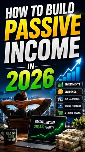 How to Build Passive Income in 2026 | Beginner's Guide #passiveincome #money