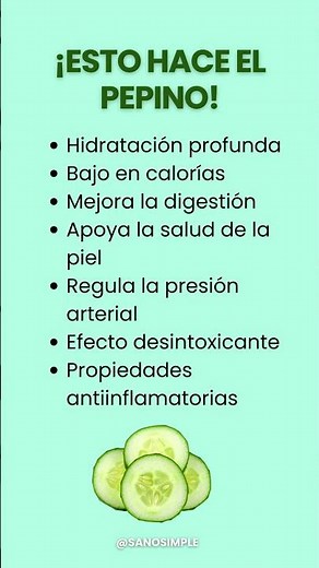 Lo que pasa cuando COMES Pepino todos los días #sorpresa #nutrición
