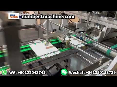 Automatic Hamburger Box Making Machine Fast Food Packaging Production Line