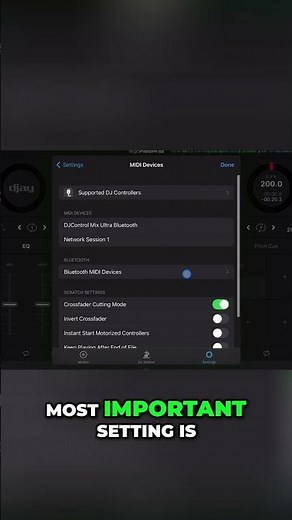DJ Controller Settings: Master Crossfader #dj