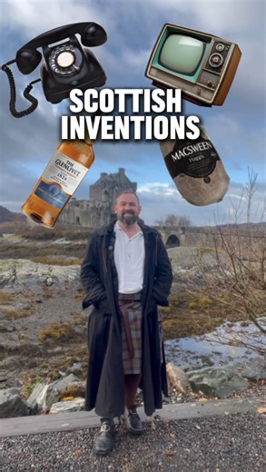Tell me your favourite in the comments👇 Here’s my tribute to the awesome Stephen Fry and his famous monologue on Scottish inventions from QI! Trust us to have invented the rain coat 🙄🌧️ 🏴󠁧󠁢󠁳󠁣󠁴󠁿 #andythehighlander #scotland #highlandertours #outlander #sassenach #droughtlander #meninkilts #whisky #kilt #highlander #history #scottishhistory #scottishhighlands #glencoe #tartan #18thcentury #jacobite #scottish #kilts #visitscotland #QI #stephenfry | Andy the Highlander