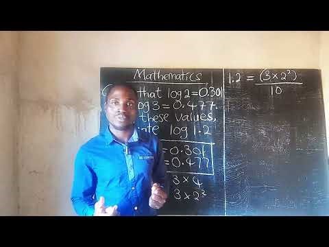 “How to Evaluate log 1.2 Using Log Laws | MSCE Maths"