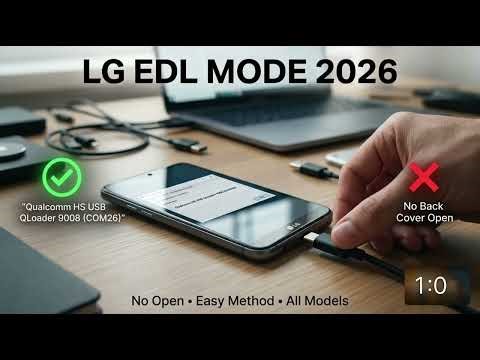 LG EDL Mode 2026 🔥 No Back Cover | 1 Minute Method | All Models Supported