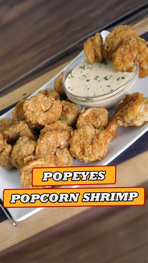 How To Make Popeyes Popcorn Shrimp! #food #cooking #yummy | Smokin' and Grillin' with AB
