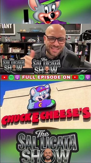 Sal hates Chuck E. Cheese #sallicata #youtubeshorts #shorts #funny #mets