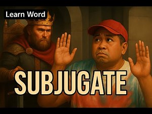 🎥 “SUBJUGATE” – The Word for Dominating, Conquering, and Controlling | Word of the Day + Meaning