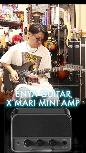 ENYA GUITAR X MARIのミニアンプで鳴らしてみた🎸エンヤギター