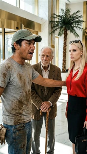 Nunca humilles a nadie por su ropa. Esta "heredera" millonaria cometió el peor error de su vida por creerse intocable. Todo pasó en el lobby de uno de los edificios más lujosos de la ciudad. Valeria, acostumbrada a mirar a todos por encima del hombro, vio a un viejito con ropa desgastada y un bastón barato parado cerca de la entrada principal. Sin pensarlo dos veces, armó un escándalo frente a todos. —¡Jardinero insolente! —le gritó a su empleado, señalando al anciano—. Yo soy la heredera univer