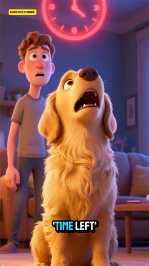 The Dog Who Stole Time (Wait For The End) 🥺⏳#animatedshorts #emotionalstory #3danimation #doglove