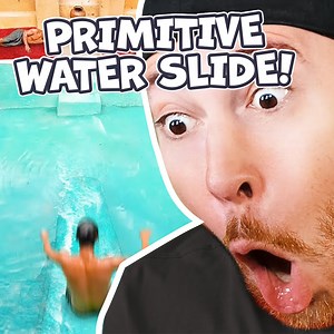 10M views · 19K reactions | Guy builds himself an UNDERGROUND WATERSLIDE 勞 | ReactionHacks | Facebook