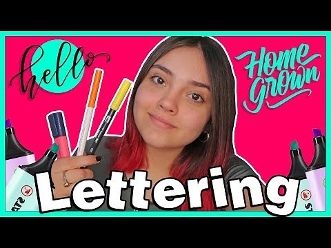 LETTERING para PRINCIPIANTES 🖌 COMO HACER Lettering Tutorial PASO a PASO | Karla Art Hand Lettering