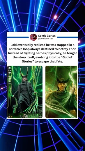 Loki Became god of Stories to escape the fate of a villains. #mcu #marvel #loki #thor