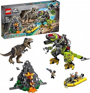 LEGO Jurassic World 75938 T. Rex vs. Dino-Mech, Bauset