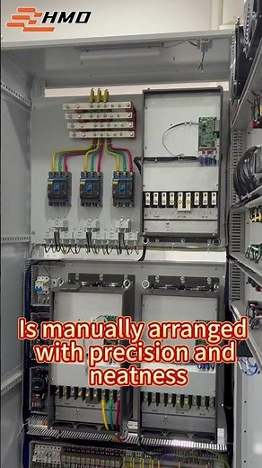 Step inside our control cabinet manufacturing process #plc #electric component #Metal enclosure