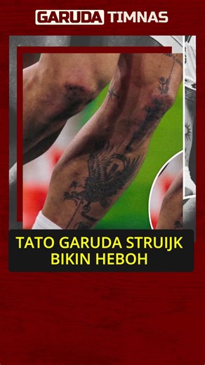 Heboh Tato Garuda Pascal Struijk Kode Keras Naturalisasi #shorts