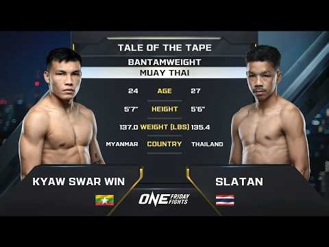 ELBOW AFTER ELBOW 🤯 Kyaw Swar Win 🇲🇲 vs. Slatan 🇹🇭 | Muay Thai Full Fight