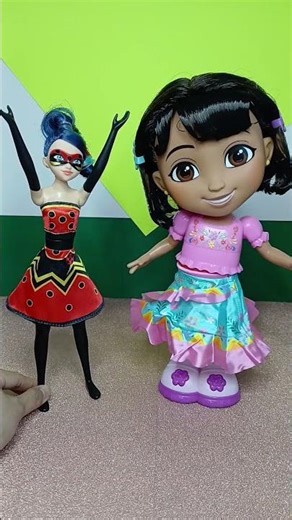 Dora Dance with me and transforming Miraculous doll