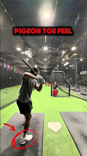 Pigeon toe feel is just a simple way to help a hitter feel the rear hip coil without overthinking it