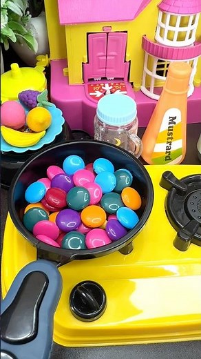 Satisfying with Unboxing & Review Pink Miniature Kitchen Set Toys Cooking Video | ASMR Videos