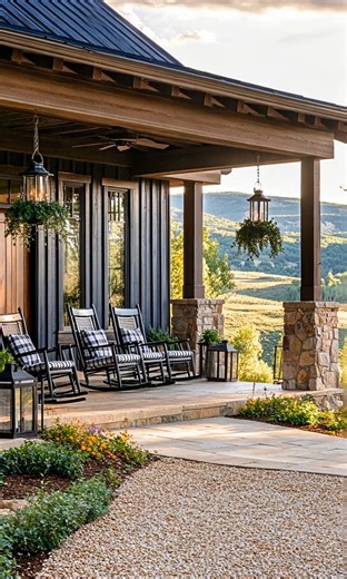 57K views · 2K reactions | Peaceful mountain escape with modern rustic charm and gated privacy. | Farmhouse Life | Facebook