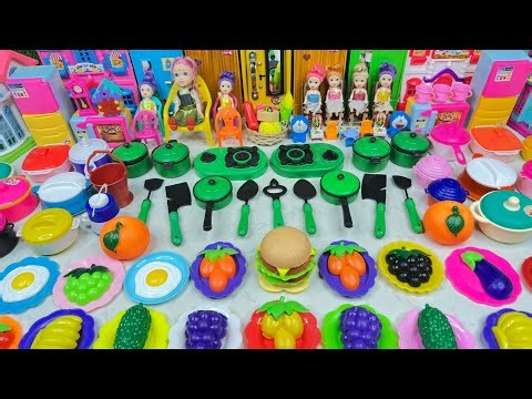 8 Minutes Satisfying with Unboxing Hello Kitty Barbie Kitchen Set | Miniature Kitchen Set MSL Review