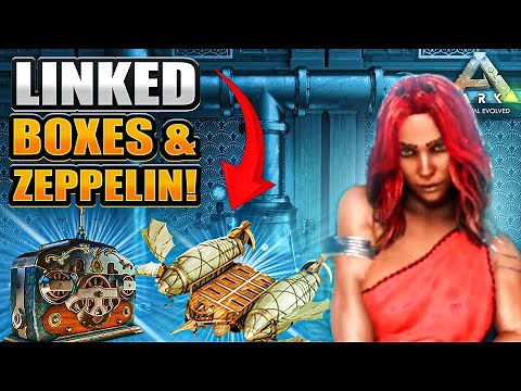 Master Farming Tips: Linked Storage Boxes & Zeppelin! | Ark ASA