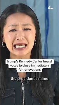 Trump's Kennedy Center board votes to close immediately for renovations | NBC4 Washington
