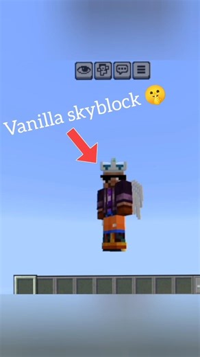 floting island seed in Minecraft 🤫 #minecraft #minecraftisland #gaming