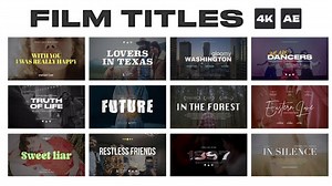 Download Cinematic Film Titles | AE - Videohive - aedownload.com