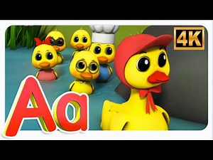 Five Little Ducks Nursery Rhymes and Baby Songs Kindergarten Cartoon Videos for Children
