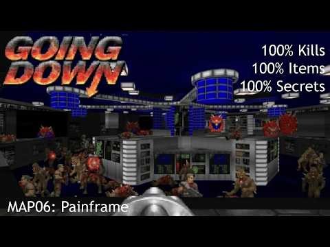 Going Down - MAP06: Painframe (All Secrets, Kills, and Items)