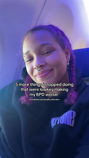 Healing with BPD really showed me that some of my actions where i’d conform to what everyone else would want was actually self abandonment & that awareness changed everything. These are 5 things more things I stopped doing because they were keeping my nervous system in fight or flight!! regulation shouldn’t have you waiting for a crisis. you should be caring for yourself before you reach one! Unlearning these patterns didn’t happen overnight tho let me tell you that it took a lot of patience, re