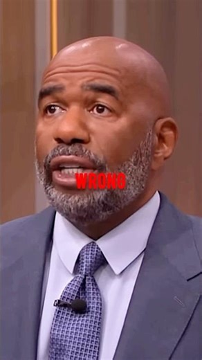 “The woman overcame her stutter”(with Steve Harvey)