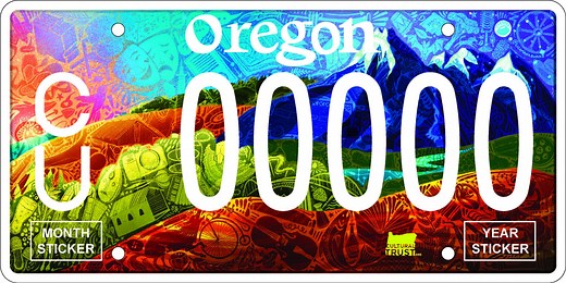 New Cultural Trust License Plate Showcases Oregon's Diversity -