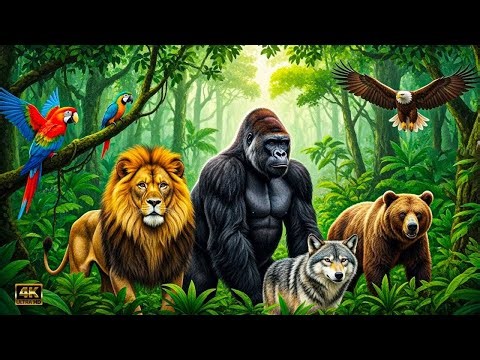 🐆Wild Amazon 4K - Survival Life in the Rainforest | Amazon Wilderness | Epic Nature Film