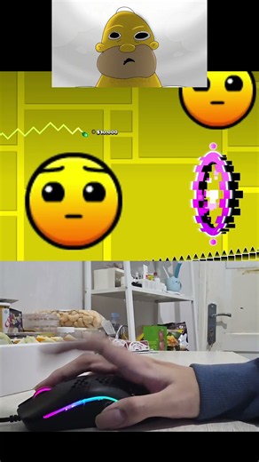 Homer Let The Barts Out $10,000 Challenge in Geometry Dash!