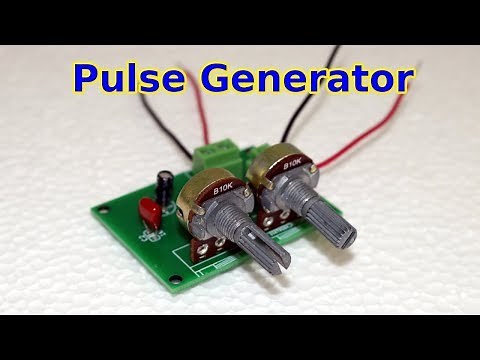Square Wave Pulse Generator with PCB