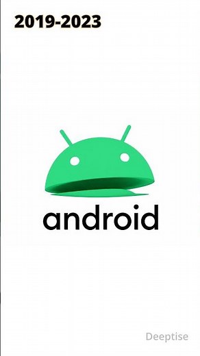 Android 2019 Logo Evolution🤖 #logoevolution #logohistory #android #brandlogo