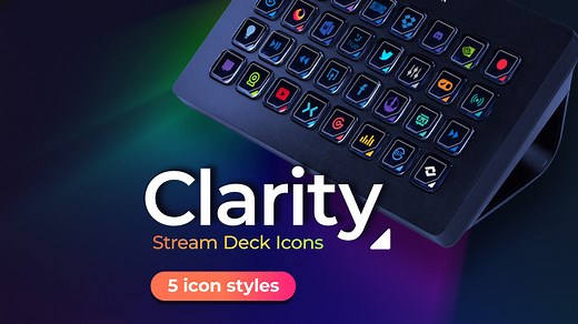 Stream Deck & Touch Portal - 100's of Key Icons in 5 styles | Nerd Or Die