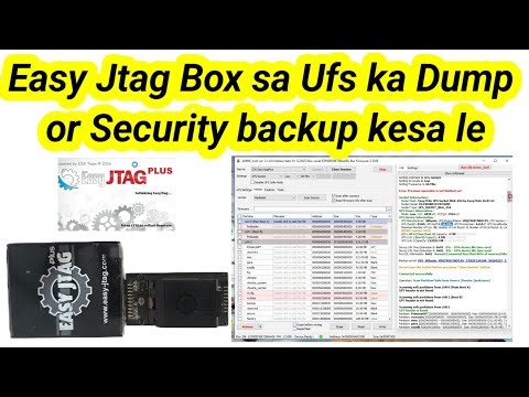 Easy Jtag box sa Ufs ka Dump or Security Data Read kesa kare | How to Read ufs Dump & Security data