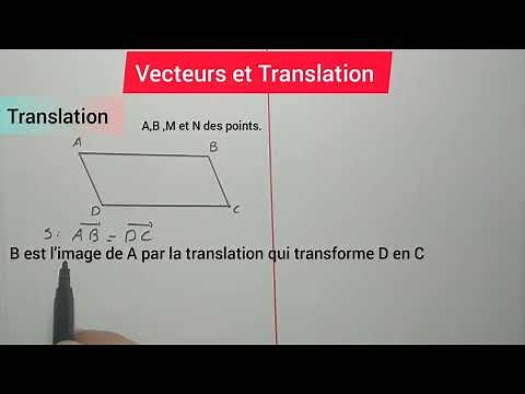 Vecteurs et translation - Translations | Cours 3AC