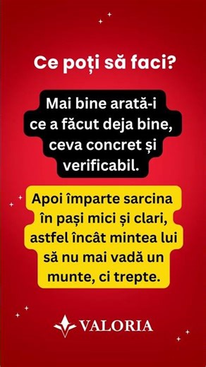 Cum motivezi eficient un coleg anxios #valoriabusinesssolutions #shorts