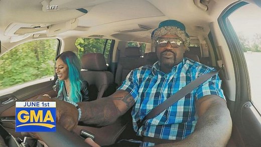 Shaquille O'Neal Goes Undercover as Lyft Driver