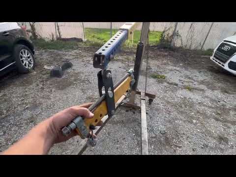 Custom off-road engine hoist Harbor Freight Larger Wheels