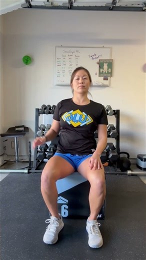 Seated sidebend with overhead reach #shorts