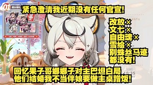 【巴老师】紧急澄清我近期没有任何官宣！回忆果子哥娜娜子对主巴坦白局，他们结婚我不当伴娘要做主桌蹭饭！