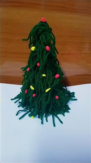 DIY Christmas Tree | Easy Christmas Craft with wool | The Anjeeta Touch